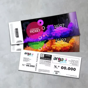 Entradas eventos (19 x 6 cm)